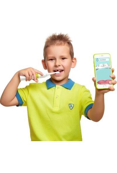 AGU Baby AGU SKT6 Akıllı Diş Fırçası, Eğitim Uygulamalı, telefon aplikasyonlu