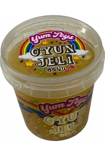 Yum Toys - Oyun Jeli Gold - Slime - 135 gr - Altın Sarı