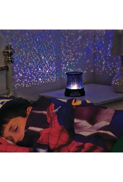 Ankaflex Plus Star Master Gece Lambası Renkli Yıldızlı Gökyüzü Projeksiyon Yansıtmalı Çocuk Bebek Odası Lamba