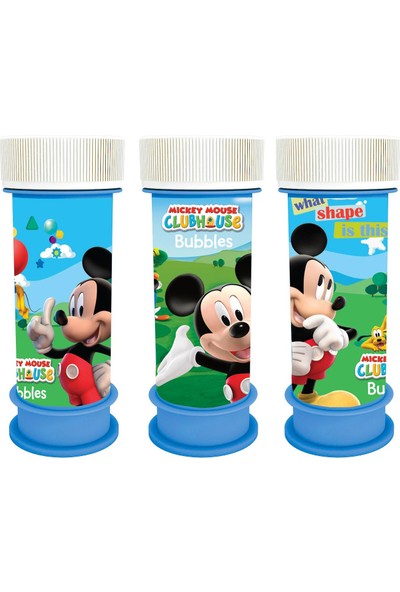 Event Party Store Mickey Mouse Köpük Baloncuk 3'lü Paket