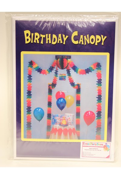 Event Party Store Kağıt Süs Seti Happy Birthday Renkli