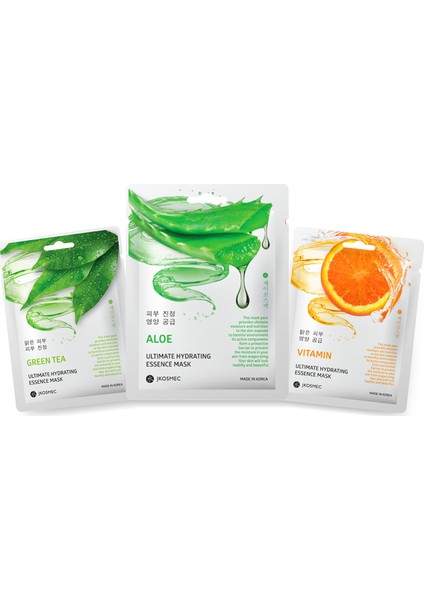 Green Tea-C Vitamin-Aloe Set