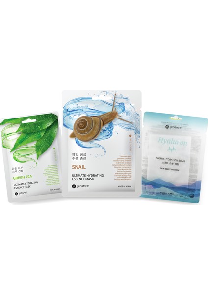 Green Tea-Snail-Solution Hyaluron Set
