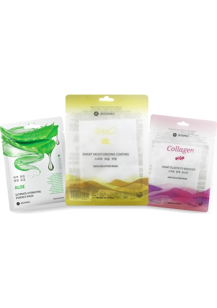 Aloe-Solution Snail-Solution Collagen Set