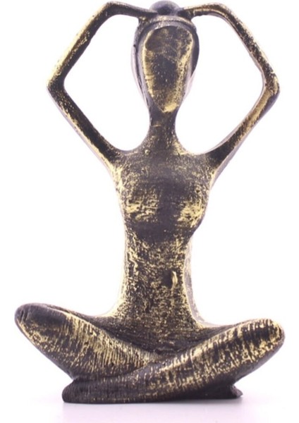 Yoga Yapan Kız Eskitme Biblo