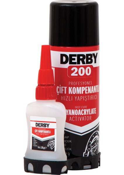 200ml MDF Hızlı Yapıştırıcı Seti