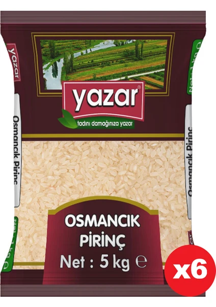 Osmancık Pirinç 5 kg x 6 Paket