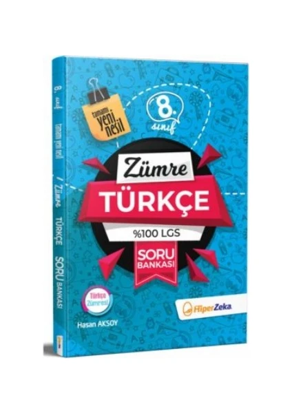 Hiper Zeka Yayınları 8. Sınıf Zümre Türkçe Soru Bankası