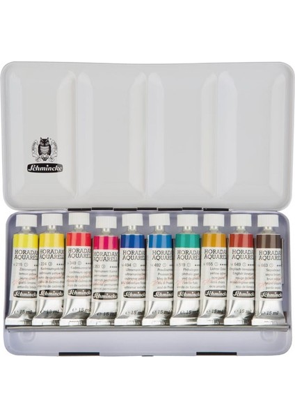 N:74510 Horadam Tüp Sulu Boya Seti 10 x 15 ml