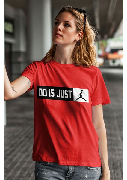 Air Jordan 18 Kırmızı Nba Kadın Tshirt