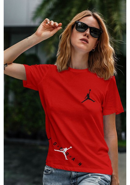Air Jordan 23 Kırmızı Nba Kadın Tshirt fiyatları