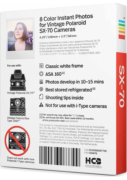Color Film For Sx-70 Film