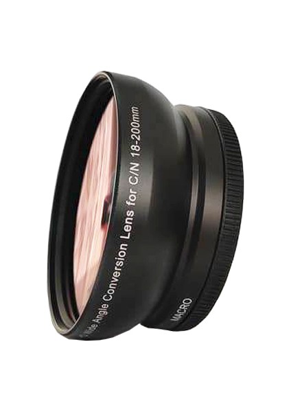 Canon ve Nikon 18-200MM Lens Için 72MM 0.45X Geniş Açı + Makro Lens modelleri