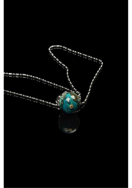 Doğal Krizokol Taşı Doğal Taş Kolye (Zincir Dahil) fiyatları