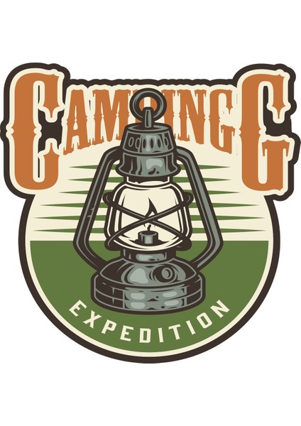 Outdoor Adventure Camping Sticker - 22083