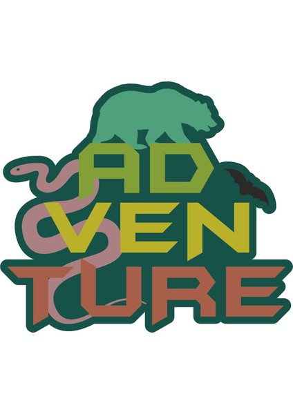 Outdoor Adventure Camping Sticker - 22090