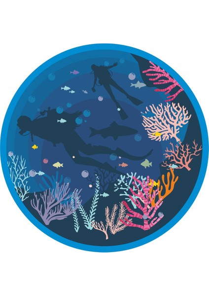 Scuba Diving - Dalış - Deniz - Balık Sticker - 24111