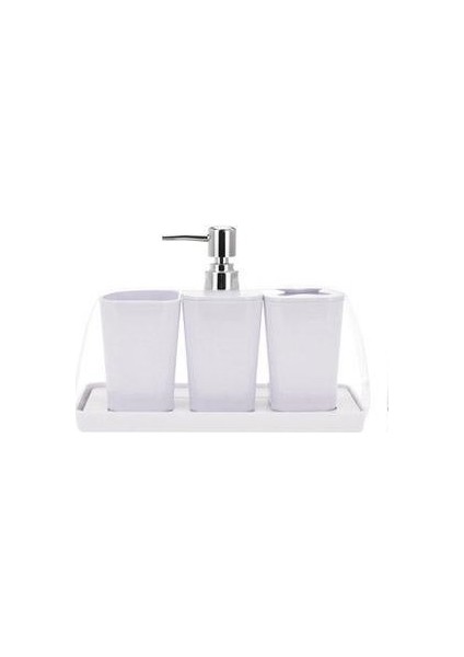 Banyo Seti 4 PRÇ.BEYAZ-101418 fiyatları