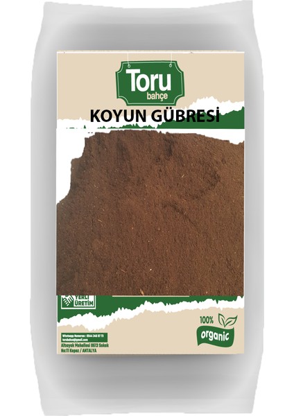 Torubahçe Koyun Gübresi 20 Lt Çiçek ve Bitkileriniz Için