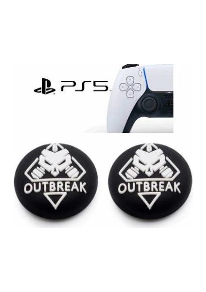 Ps5 Dualsense 1 Çift Kabartma Desenli Analog Başlığı