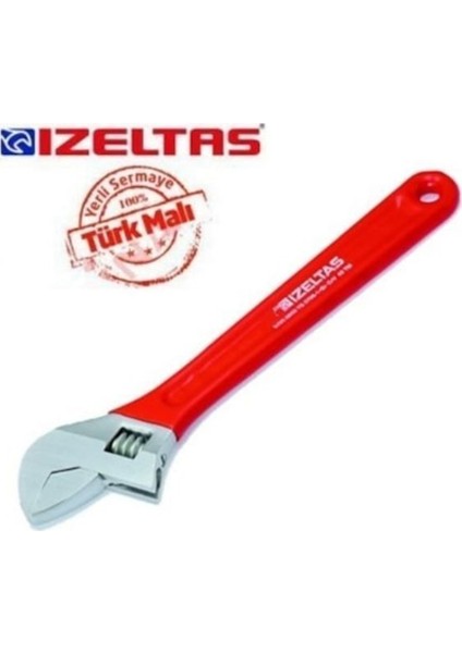 Izeltaş 8\" Kurbağacık Anahtar Ingiliz Anahtarı 20 cm