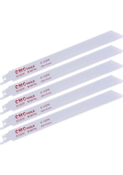 5 Adet Tilki Kuyruğu Kılıç Testere Bıçağı Metal 225 mm