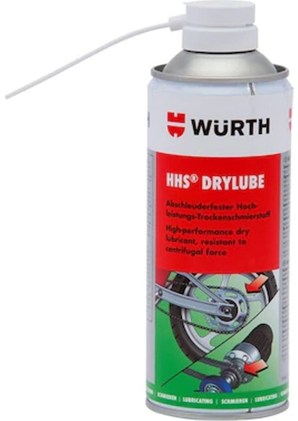 Hhs Drylube Kuru Zincir Yağlama Spreyi Tutunma Özellikli