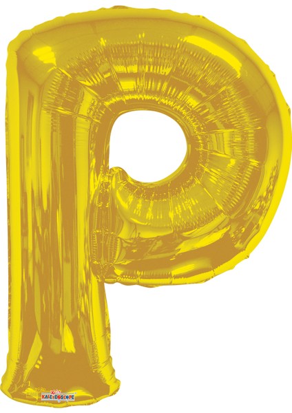Folyo Balon Harf P Gold 34'' (86CM)