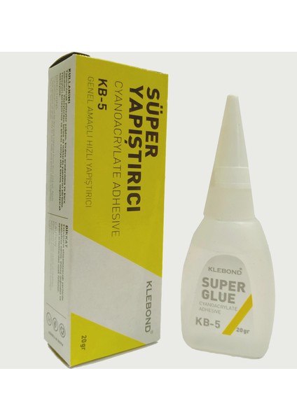 Super Glue - Süper Hızlı Yapıştırıcı 20GR.