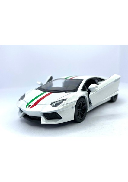 Lamborghini Aventador Lp 700 - 4 (Şeritli) Çek Bırak 5 Inch. Ölçek 1:38