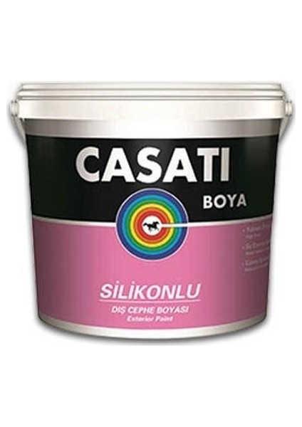 Silikonlu Dış Cephe Boyası 15 Litre Beyaz