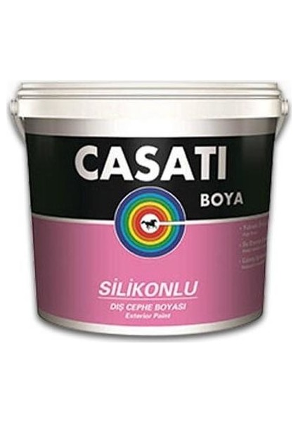 Silikonlu Dış Cephe Boyası 2,5 Litre Beyaz