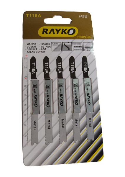 T118A DEKUPAJ TESTERE BIÇAĞI METAL İÇİN 5'Lİ PAKET