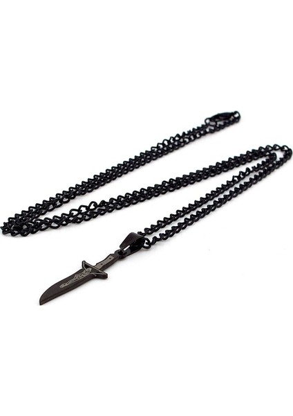 Jesus Christ Katolik Haç Isa Hançer Çelik Erkek Kolye Q0282 fiyatları