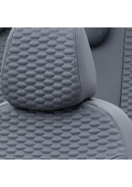 Hyundai I30 2017-Sonrası Özel Üretim Koltuk Kılıfı Tokyo Design Deri Füme