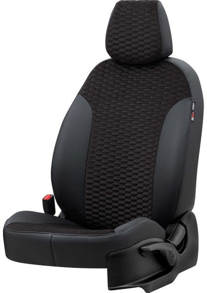Chery Alia 2008-2011 Özel Üretim Koltuk Kılıfı Tokyo Design Tay Tüyü Siyah