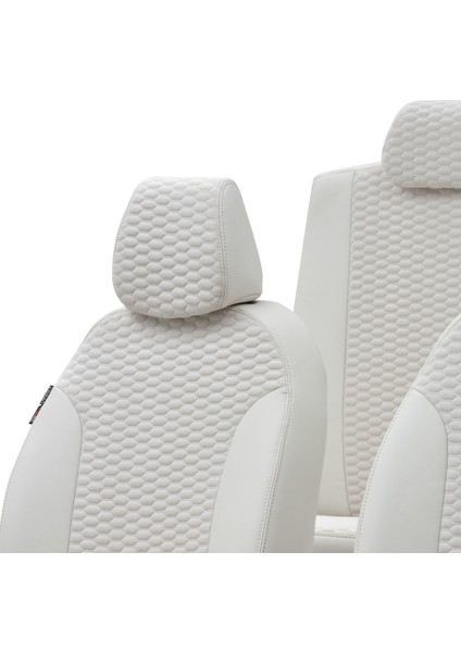 Seat Cordoba 2003-2009 Özel Üretim Koltuk Kılıfı Tokyo Design Tay Tüyü Fildişi