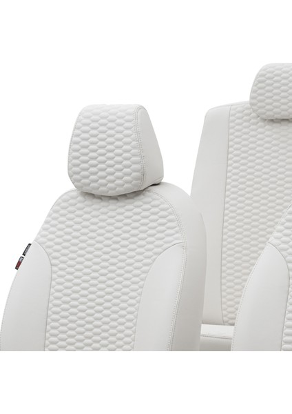 Renault Trafic 2001-2014 5+1 (6 Kişi) Özel Üretim Koltuk Kılıfı Tokyo Design Deri Fildişi fırsatları