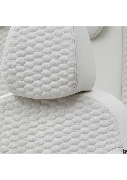 Peugeot 308 2007-2013 Özel Üretim Koltuk Kılıfı Tokyo Design Tay Tüyü Fildişi indirimleri