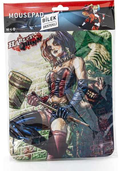 Mouse Pad Bilek Destekli Harley Quinn Lisanslı