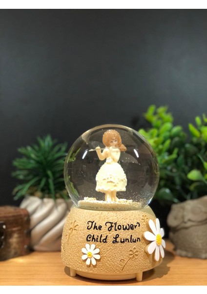 Çiko Toys Papatya Temalı Sevimli Kız Müzikli Işıklı Püskürtmeli Kar Küresi Büyük Boy fiyatları