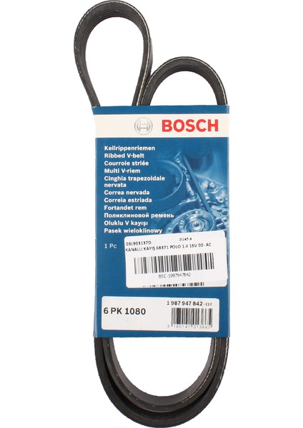 Kanallı Kayıs Polo 1.4 16V 2000- Ac 03L903137D 030145933K