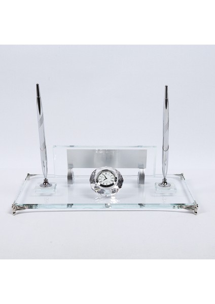 İsme Özel Kristal Masaüstü İsimlik Gümüş fırsatları