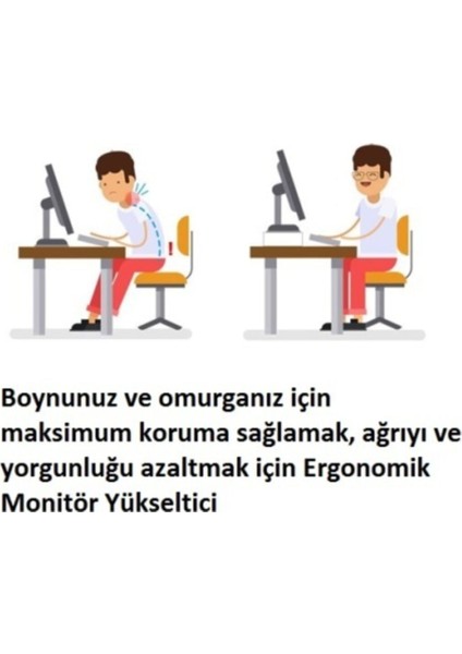 Bilgisayar Monitörü Yükseltici Beyaz Monitöryükseltici Cnr005monıtöryükseltıcıbeyaz fırsatları
