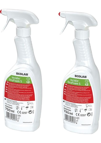 Incidin Oxyfoam S Yüzey Dezenfektanı 2'li Set
