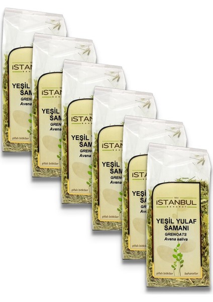 Istanbul Baharat Yeşil Yulaf Samanı 6X30 gr