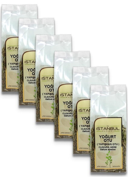 Istanbul Baharat Yoğurt Otu (Yapışkan Otu) 6 x 50 gr