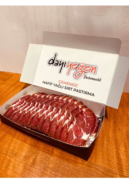 Çemensiz Hafif Yağlı Sırt Pastırma 500 Gr- Kayseri fiyatları