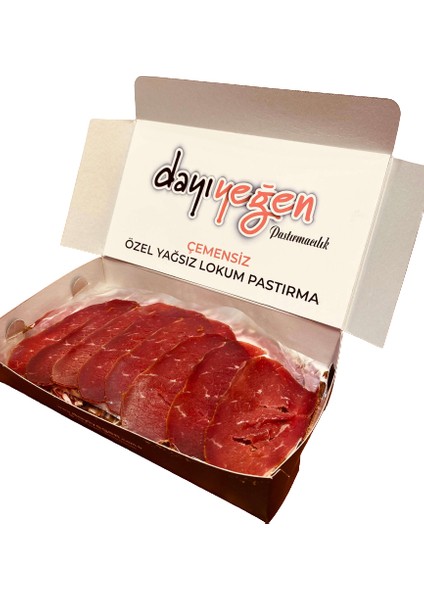 Çemensiz Özel Yağsız Pastırma 1 kg Doğal - Kayseri