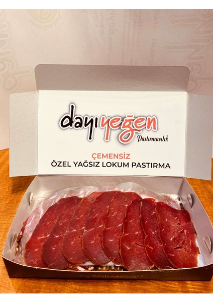 Çemensiz Özel Yağsız Pastırma 1 kg Doğal - Kayseri